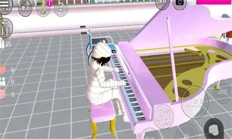 高校生活模拟物语樱花钢琴之梦游戏安卓版截图1: