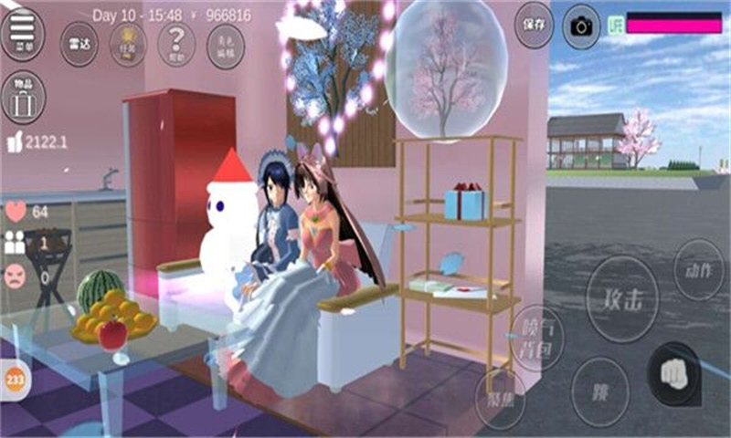 高校生活模拟物语樱花钢琴之梦游戏安卓版图3: