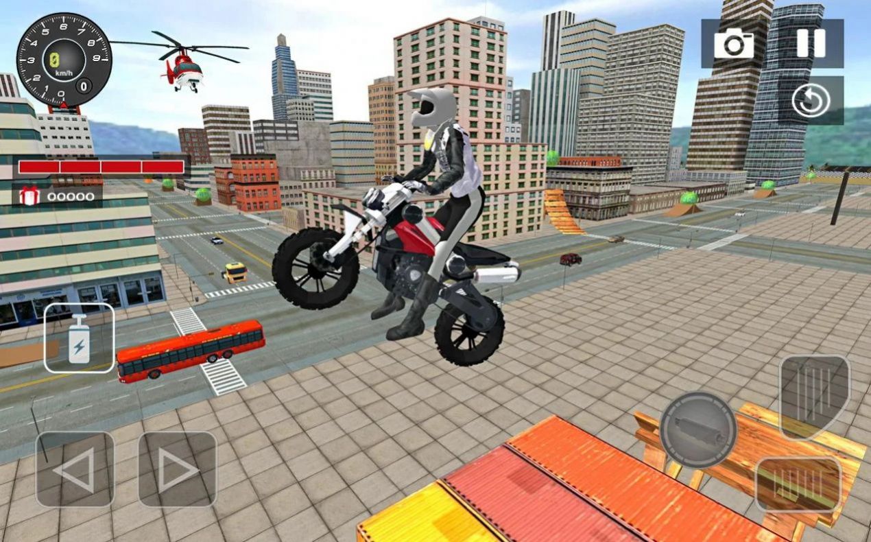 极速摩托狂野飞车3D游戏中文版（Sports bike simulator Drift 3D）图2: