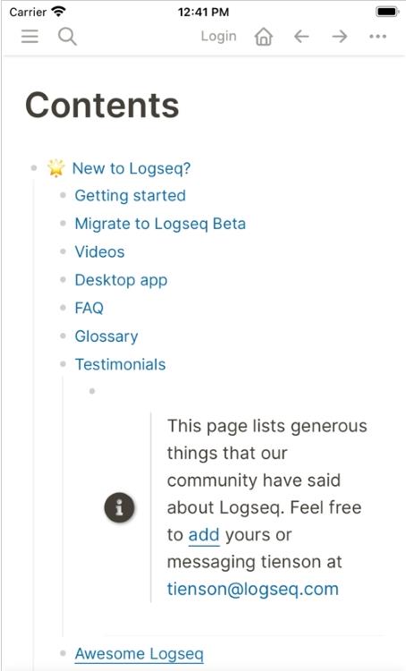Logseq大纲笔记app官方版图2: