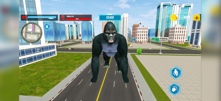 大猩猩游戏城市攻击游戏ios苹果版图1:
