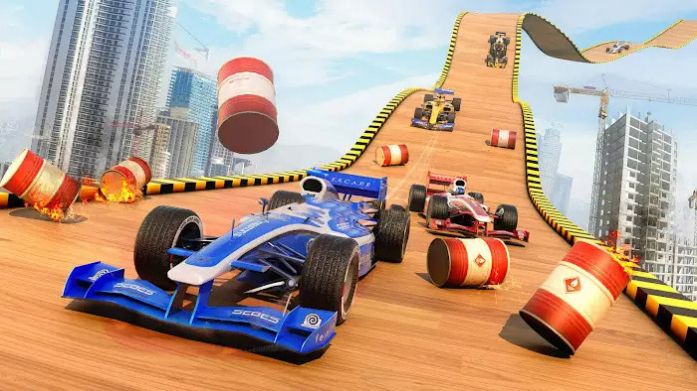 方程式赛车特技赛游戏中文版（Formula Car Stunt Racing Games）截图1: