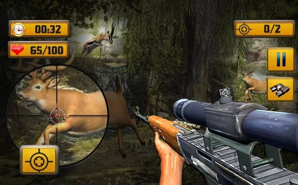 野外动物射击游戏中文版（Wild Animal Shooting）图2: