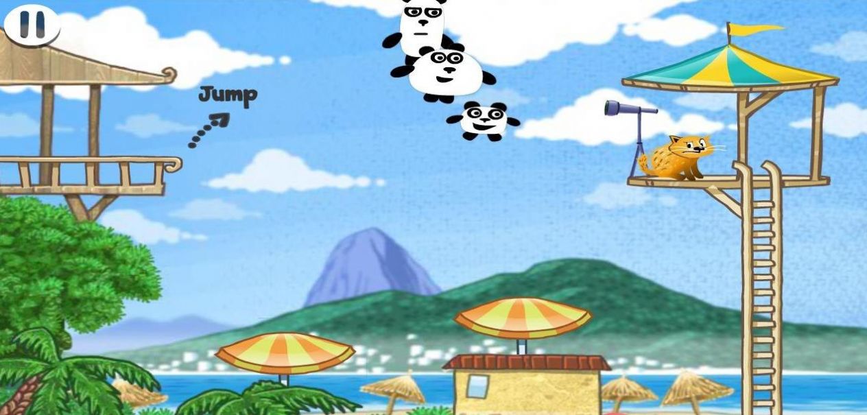 仨熊猫的巴西桑巴冒险游戏最新版（3 Pandas Brazil）图2: