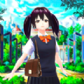 动漫高中女生3D模拟游戏中文版（Anim School Girl Simulator） v1.0