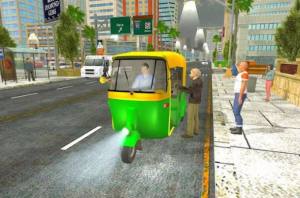 城市自动黄包车游戏图2