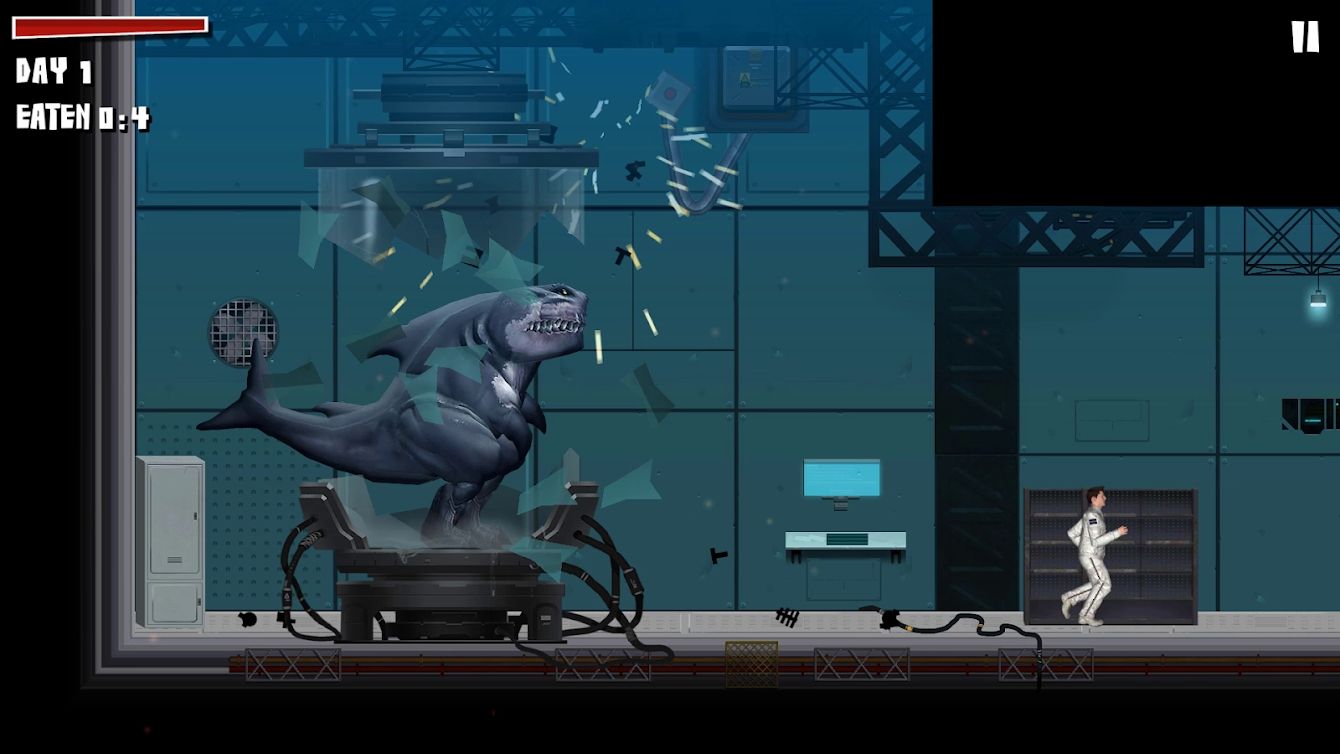 横冲直撞食人鲨游戏官方安卓版（Sharkosaurus Rampage）图3: