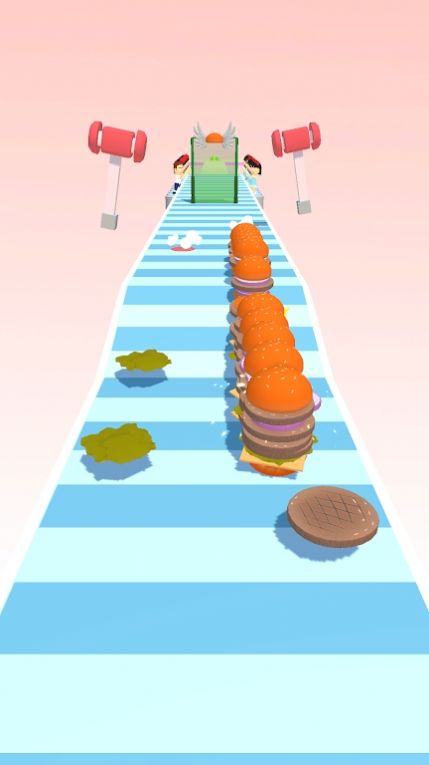 汉堡堆栈跑3D游戏安卓版下载（Burger Stack Runner 3D）图2: