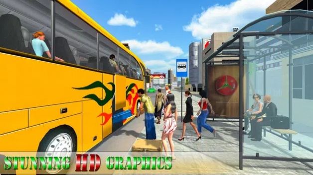 城市公交车司机驾驶模拟游戏官方版图1: