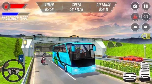 城市公交车司机驾驶模拟游戏官方版图3: