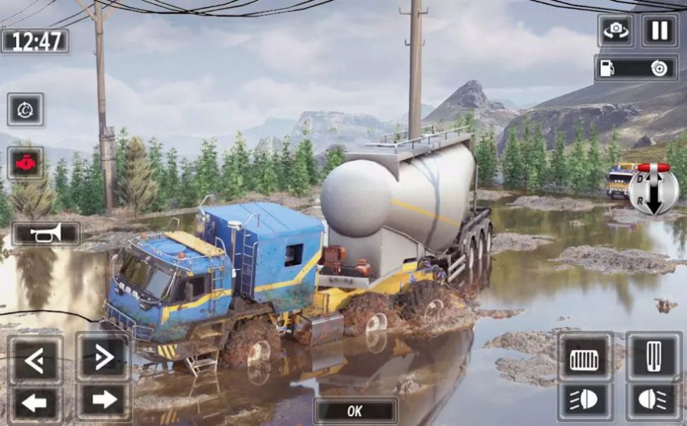 泥浆卡车越野驾驶游戏中文版（Mud Truck Offroad Driving）图2: