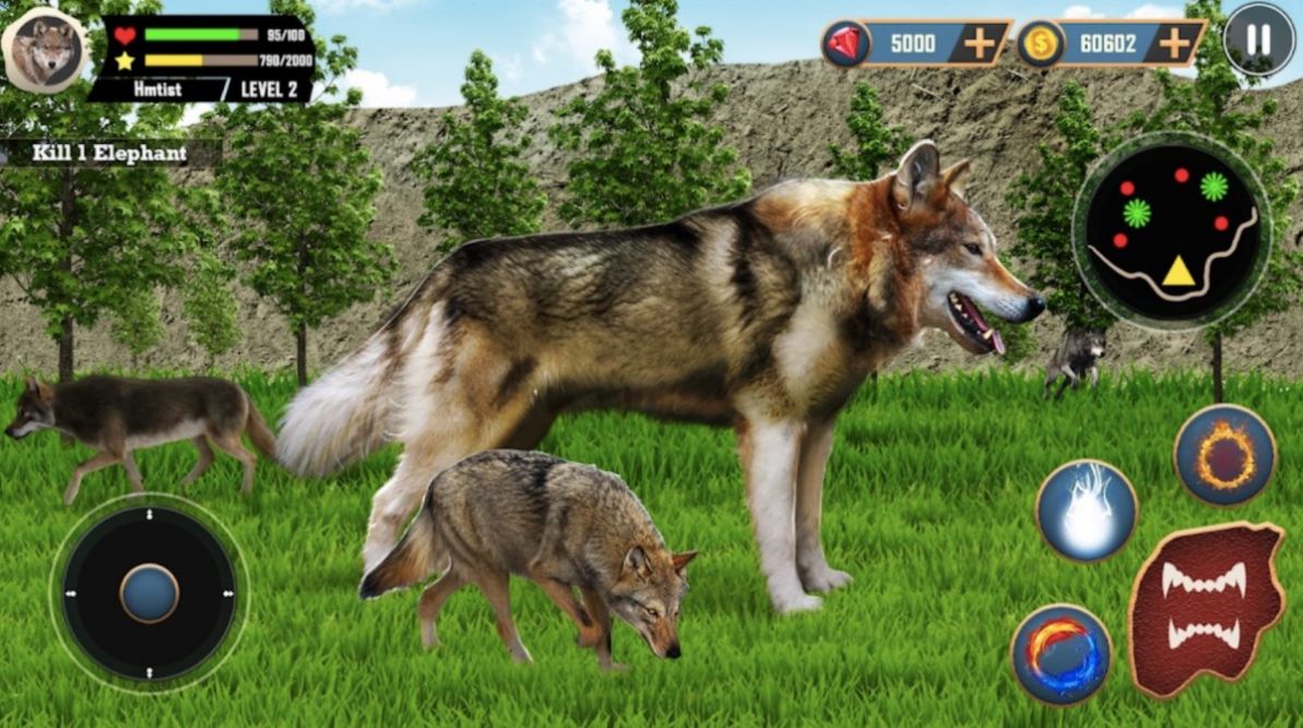 森林孤狼模拟器游戏官方手机版3