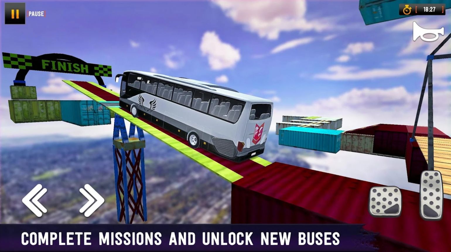 特技巴士坡道赛车游戏安卓版图2: