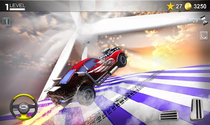 不可能轨道汽车冒险游戏官方最新版（Impossible Car Adventure）图2: