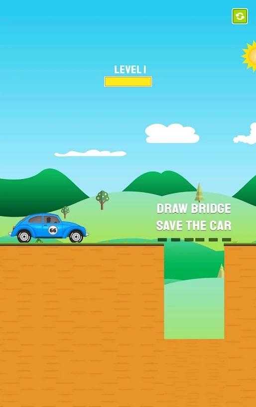 画桥救车游戏官方版（Draw Puzzle Bridge Save Car）图3: