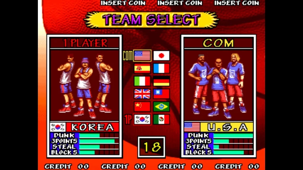 梦幻篮球96游戏官方手机版（Hoops 96）截图1: