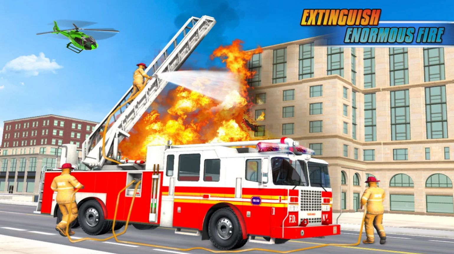 真实消防车模拟驾驶灭火游戏安卓版图片1