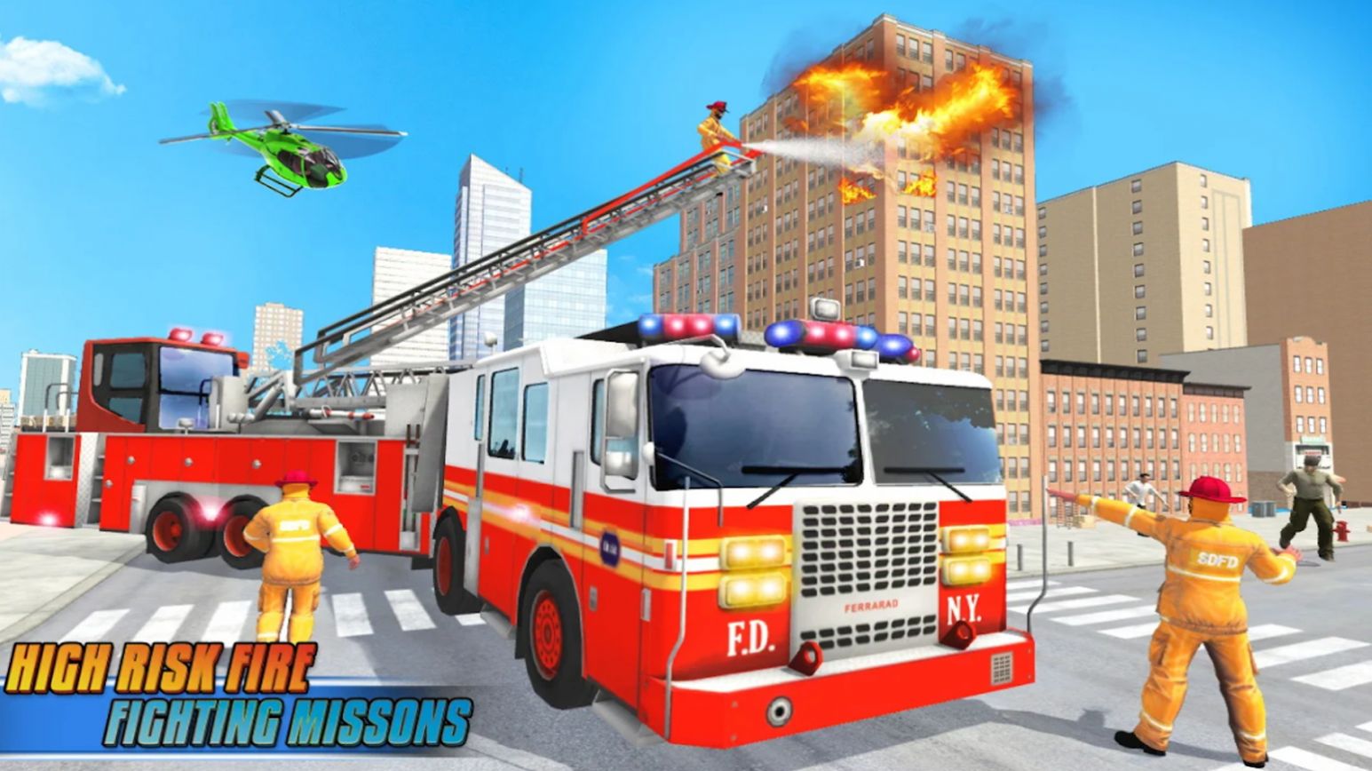 真实消防车模拟驾驶灭火游戏安卓版图2:
