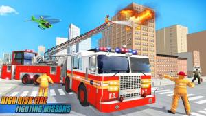 真实消防车模拟驾驶灭火游戏图2