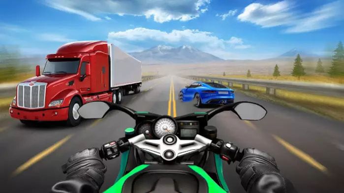交通摩托车比赛游戏官方安卓版截图1: