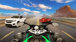 交通摩托车比赛游戏图1