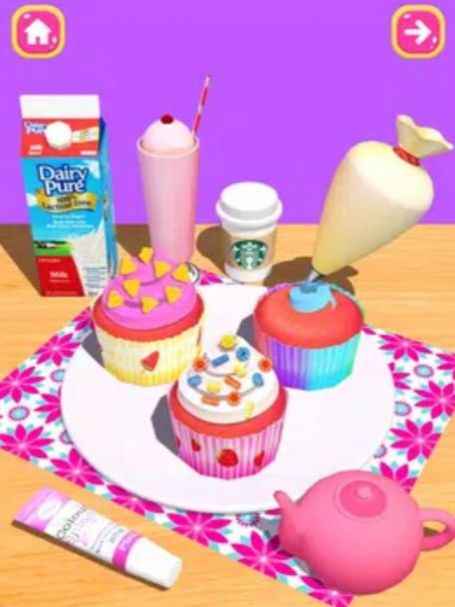 DIY美食蛋糕游戏手机版（CakeGames DIYFoodGames3D）图1: