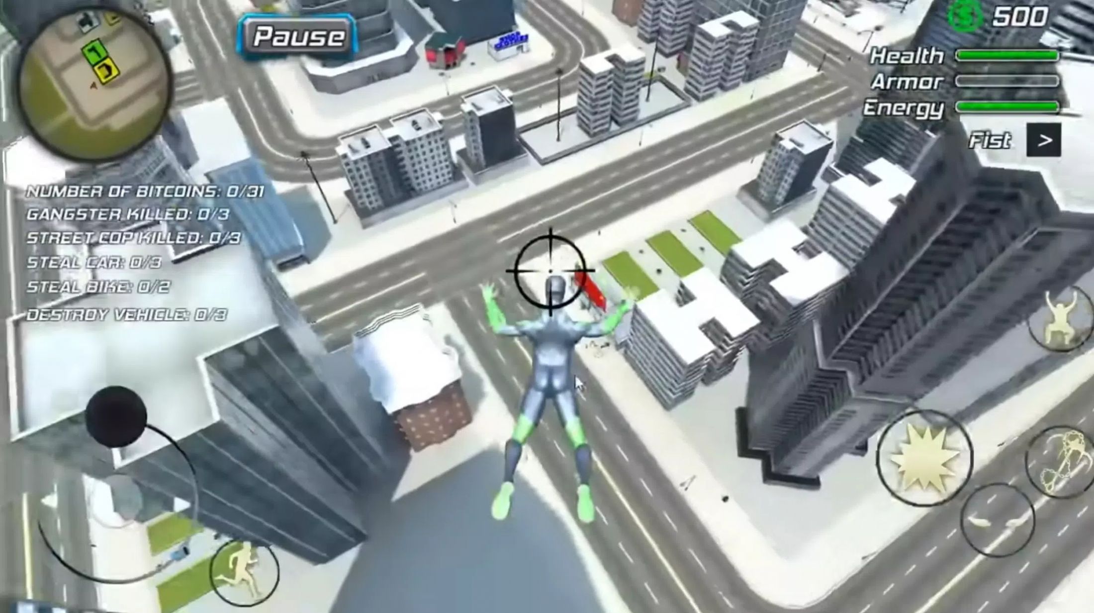 蜘蛛破坏城市模拟器游戏中文版（Spider Rope Flying Hero）1