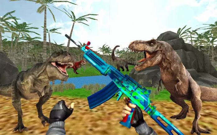 恐龙猎人射手3D游戏安卓版（Dinosaur Hunter 3D Shooter）图片1