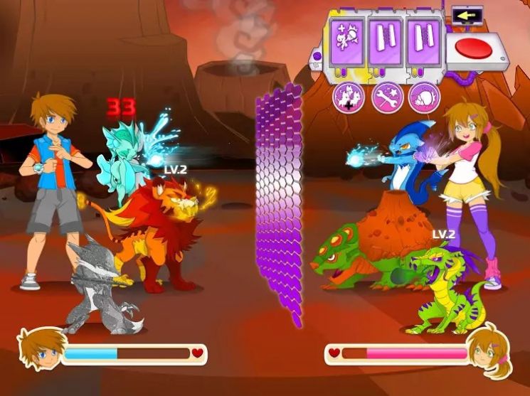 怪物史诗对决游戏最新中文版（Animalon Epic Monster Battle）图1:
