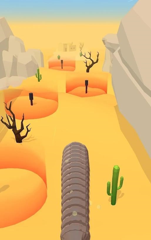 沙虫障碍跑游戏安卓版（Dune Worm）图3: