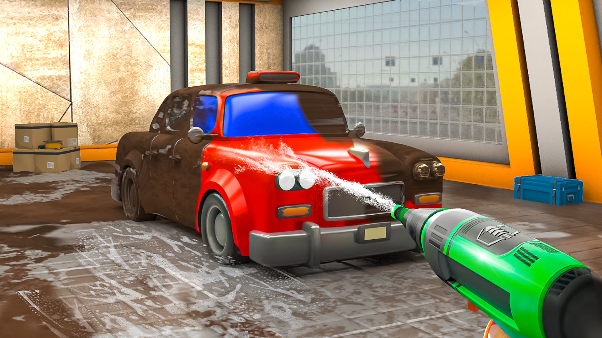 高压水枪洗车模拟器游戏官方版图片1