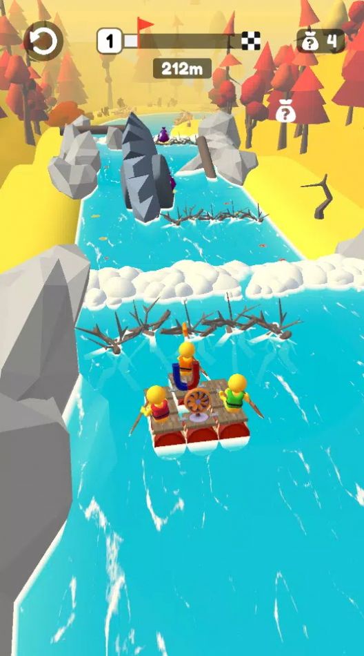 木筏比赛游戏安卓版（Raft Racing）图1: