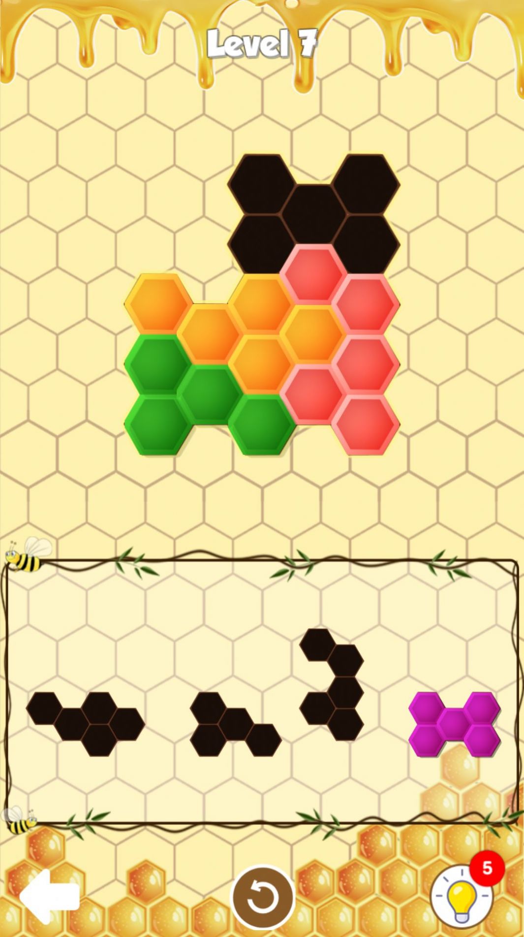 蜜蜂烧脑拼图游戏红包版图2: