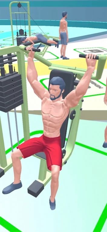 健身房闲置3D游戏安卓最新版（Gym Idle 3D）图1: