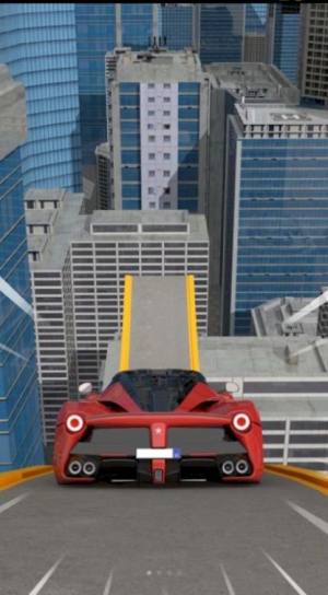 疯狂的汽车屋顶跳跃游戏图2