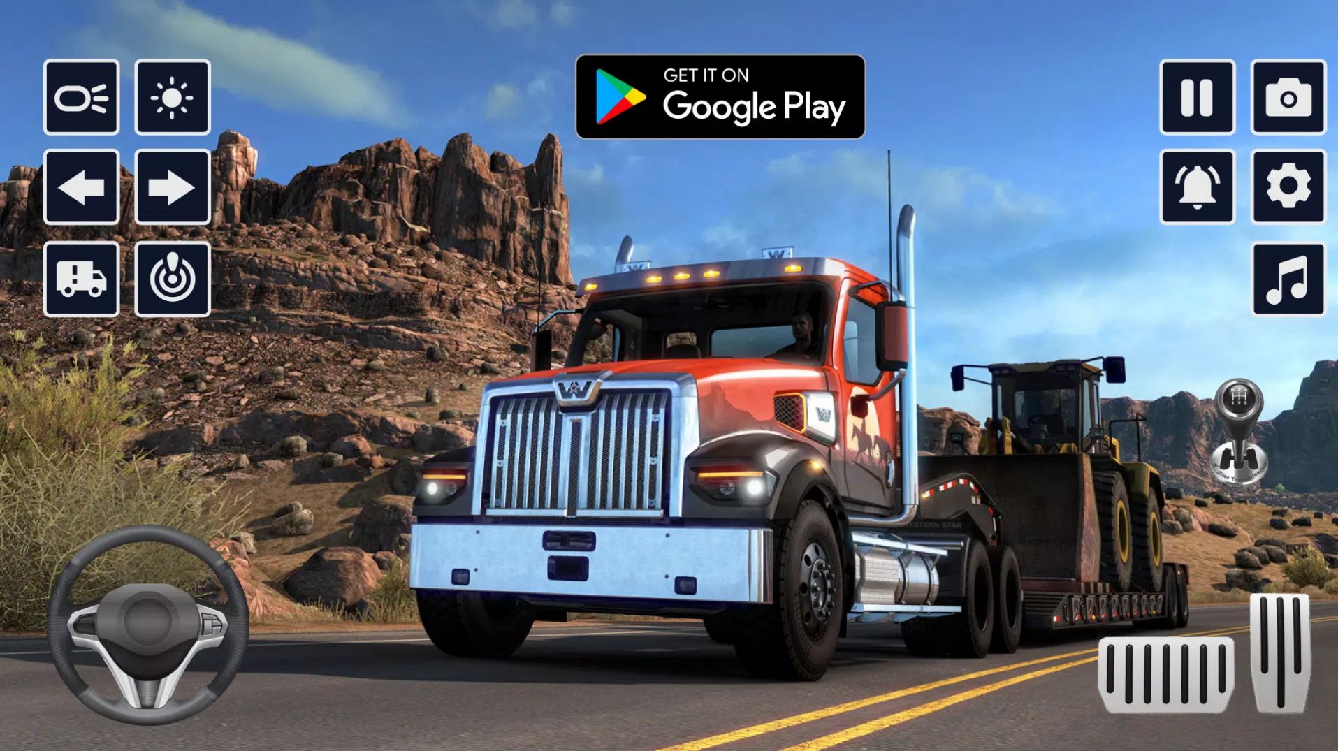 美国卡车货物交付3d游戏中文版最新版图1: