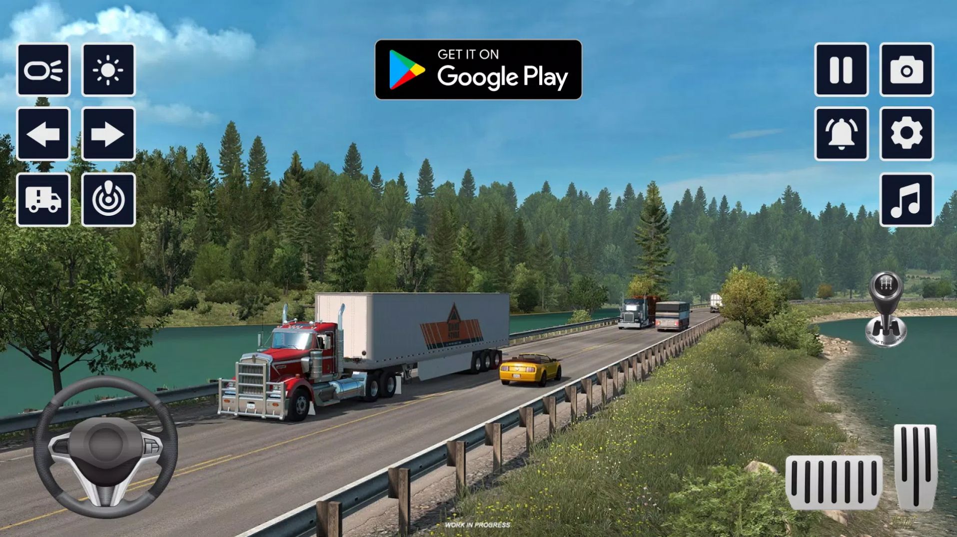 美国卡车货物交付3d游戏中文版最新版图2: