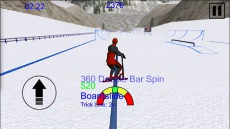 山地自由式雪地滑板车游戏中文版（Snowscooter Freestyle Mountain）图片1