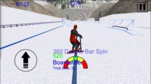 山地自由式雪地滑板车游戏图3