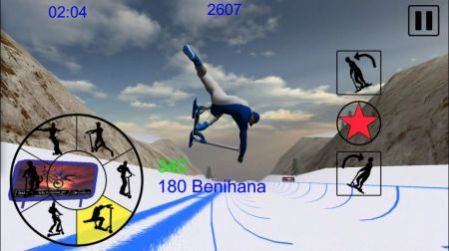 山地自由式雪地滑板车游戏中文版（Snowscooter Freestyle Mountain）图2: