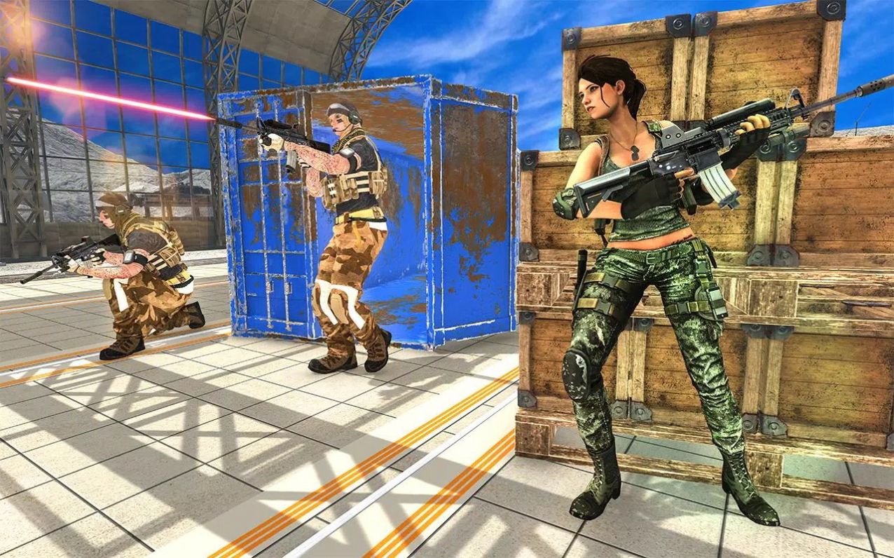 突击战争模拟器游戏中文手机版（Anti Terrorism Commando Shooter ）图3: