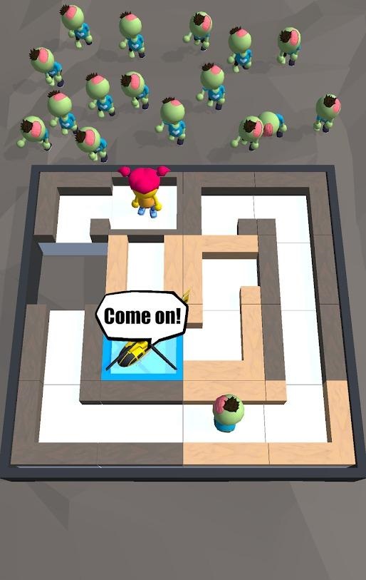 滑块避僵尸游戏官方安卓版（Zombie Escape）图3: