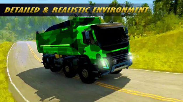 卡车模拟器军车3d游戏官方版截图3: