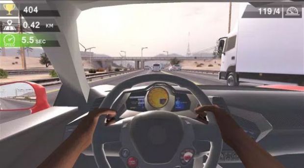 高速道路竞速驾驶游戏中文版（Racing Traffic Car Speed）图2:
