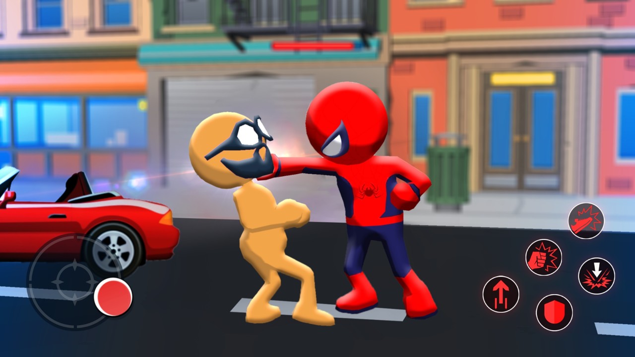 刺客战士蜘蛛英雄游戏安卓版（Spider Stickman Fighter: Superhero）图2: