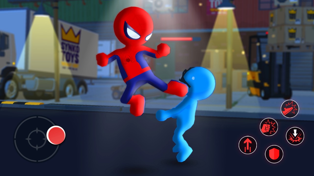 刺客战士蜘蛛英雄游戏安卓版（Spider Stickman Fighter: Superhero）图1: