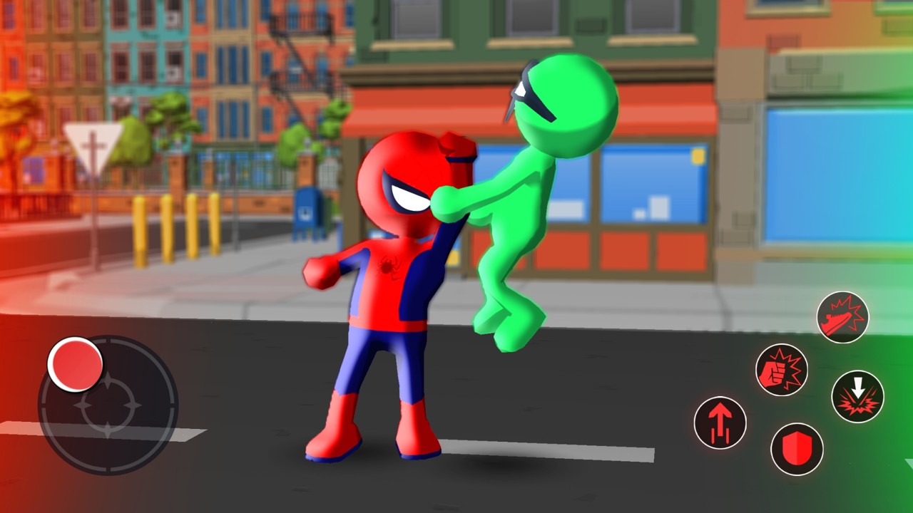 刺客战士蜘蛛英雄游戏安卓版（Spider Stickman Fighter: Superhero）图3: