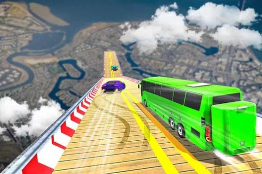 危险赛道巴士驾驶游戏中文手机版（Bus Stunt Game）2