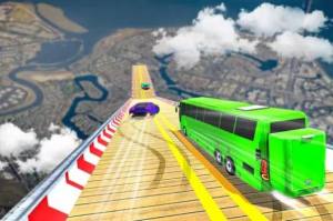 危险赛道巴士驾驶游戏中文手机版（Bus Stunt Game）图片1