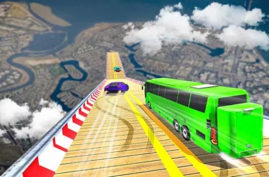 危险赛道巴士驾驶游戏中文手机版（Bus Stunt Game）1